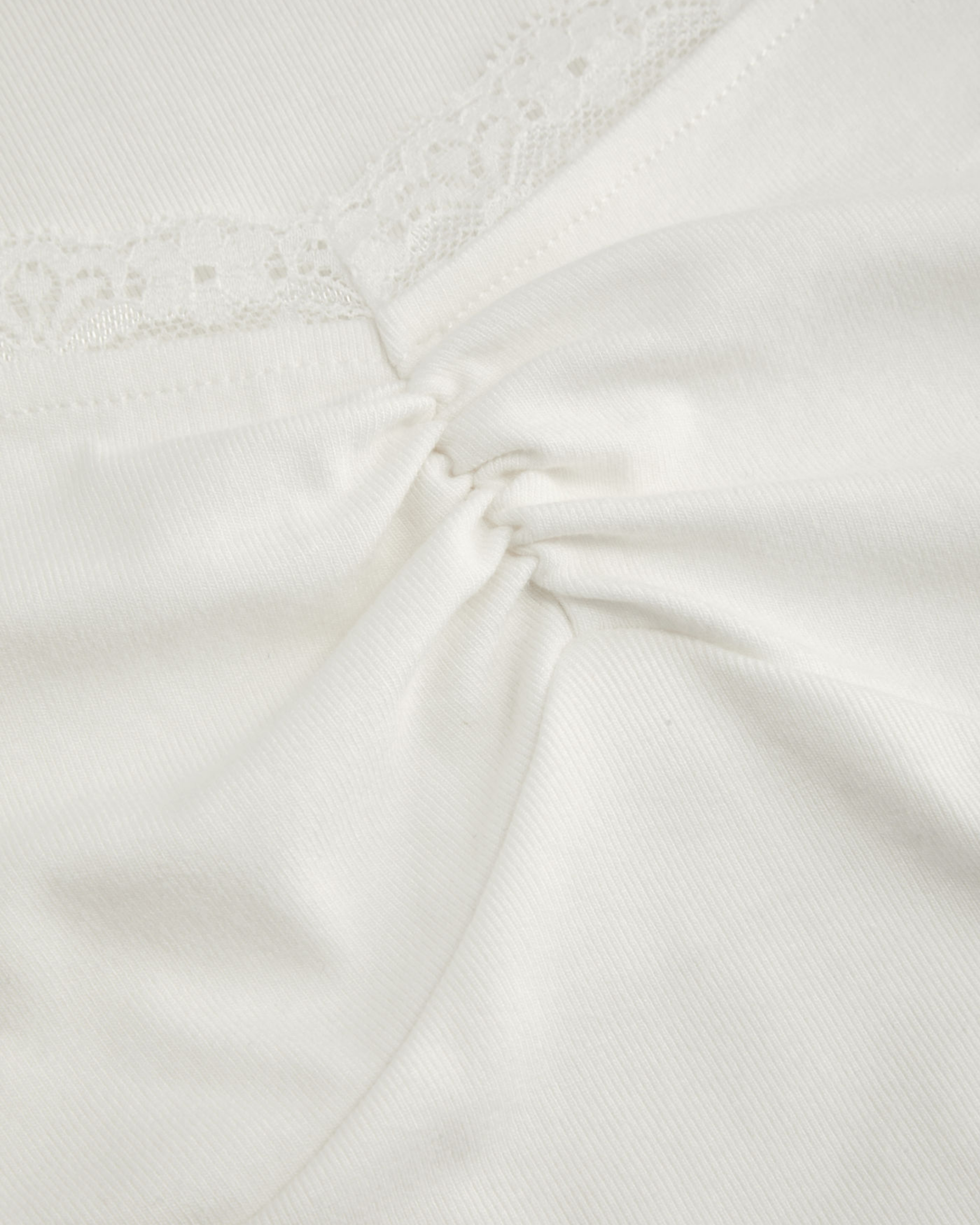 White Lace Crop Top