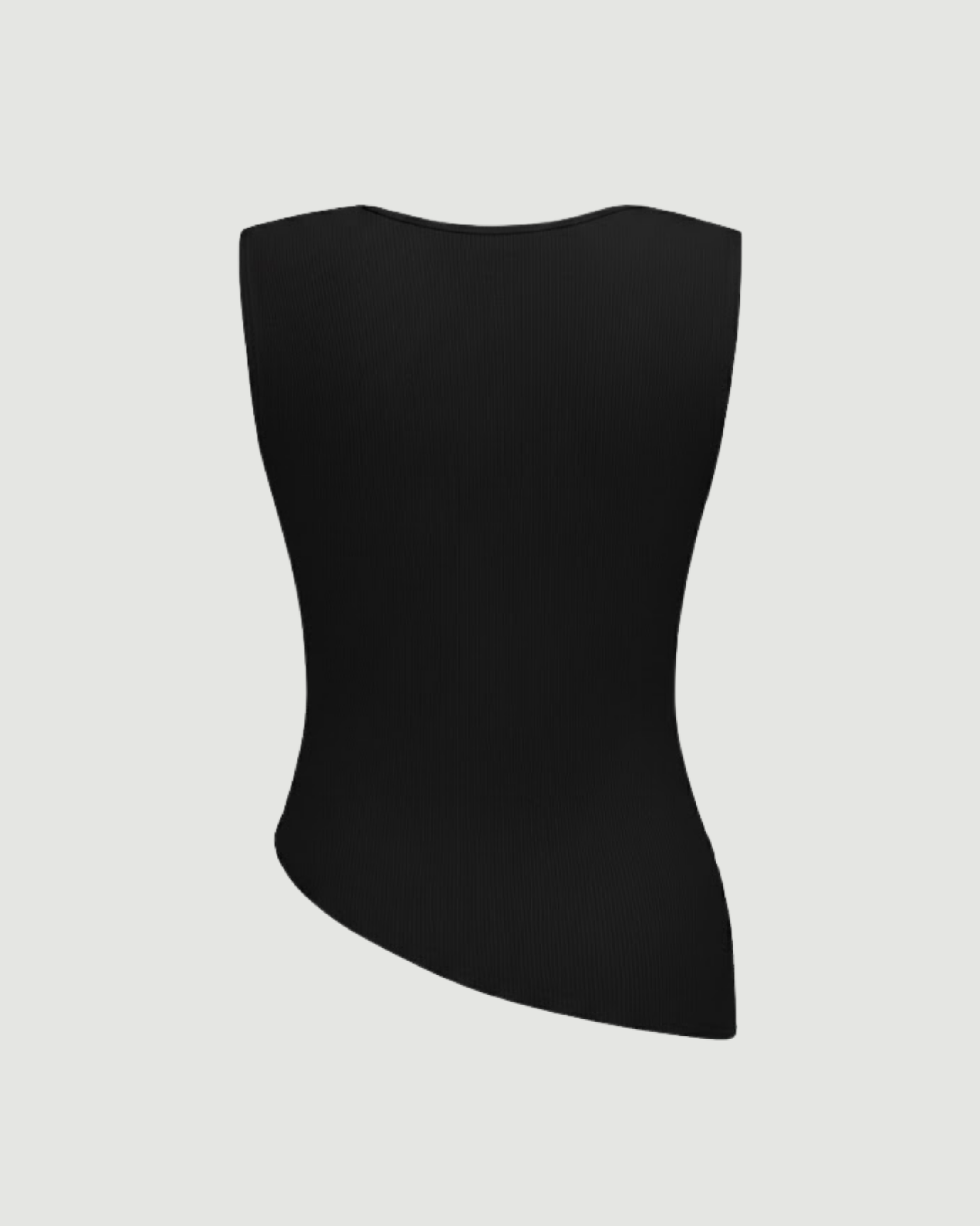 VelvetDrift Draped Crop-Black