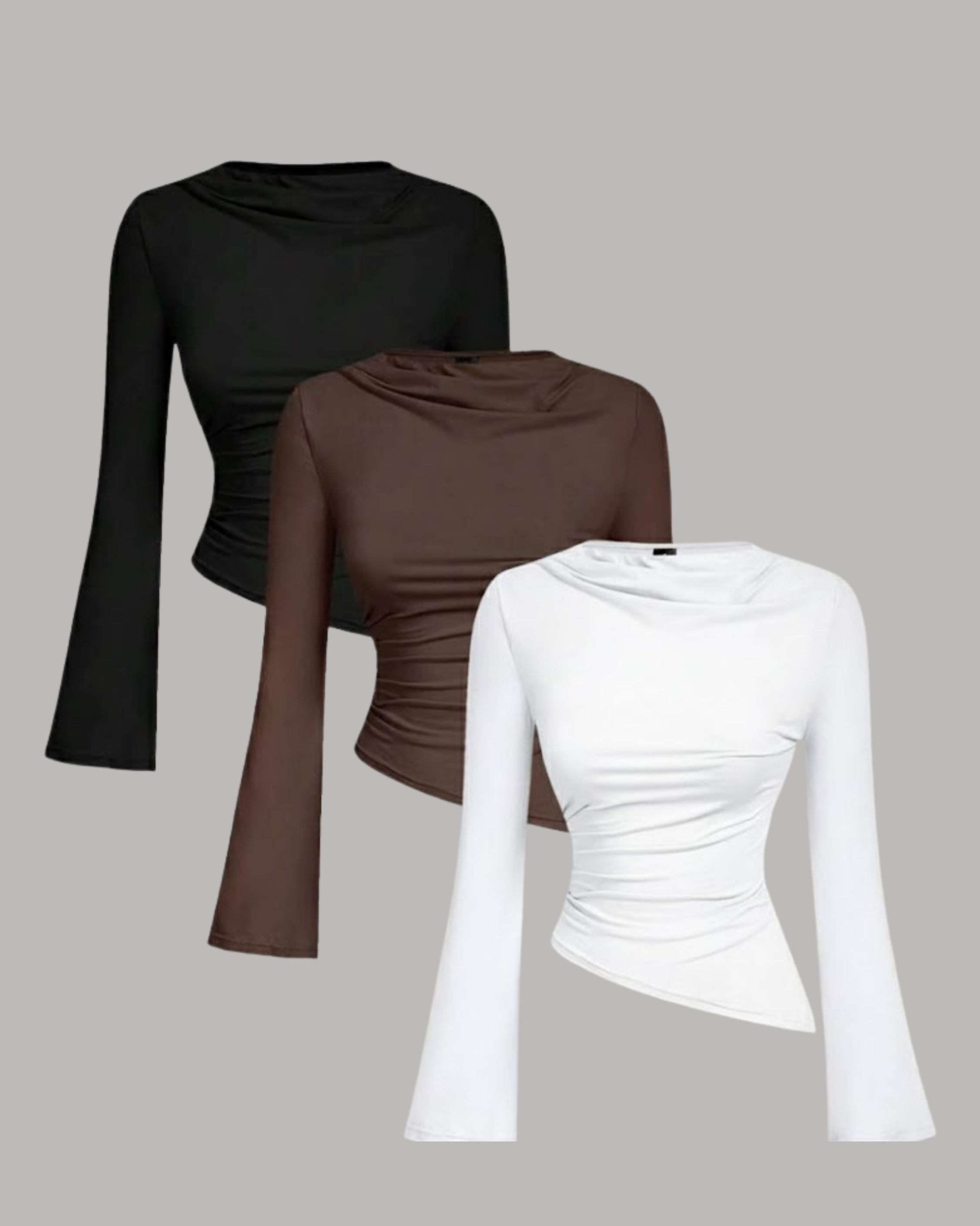 MOD Signature Autumn Classic Trio Set-Choco Brown & White & Black