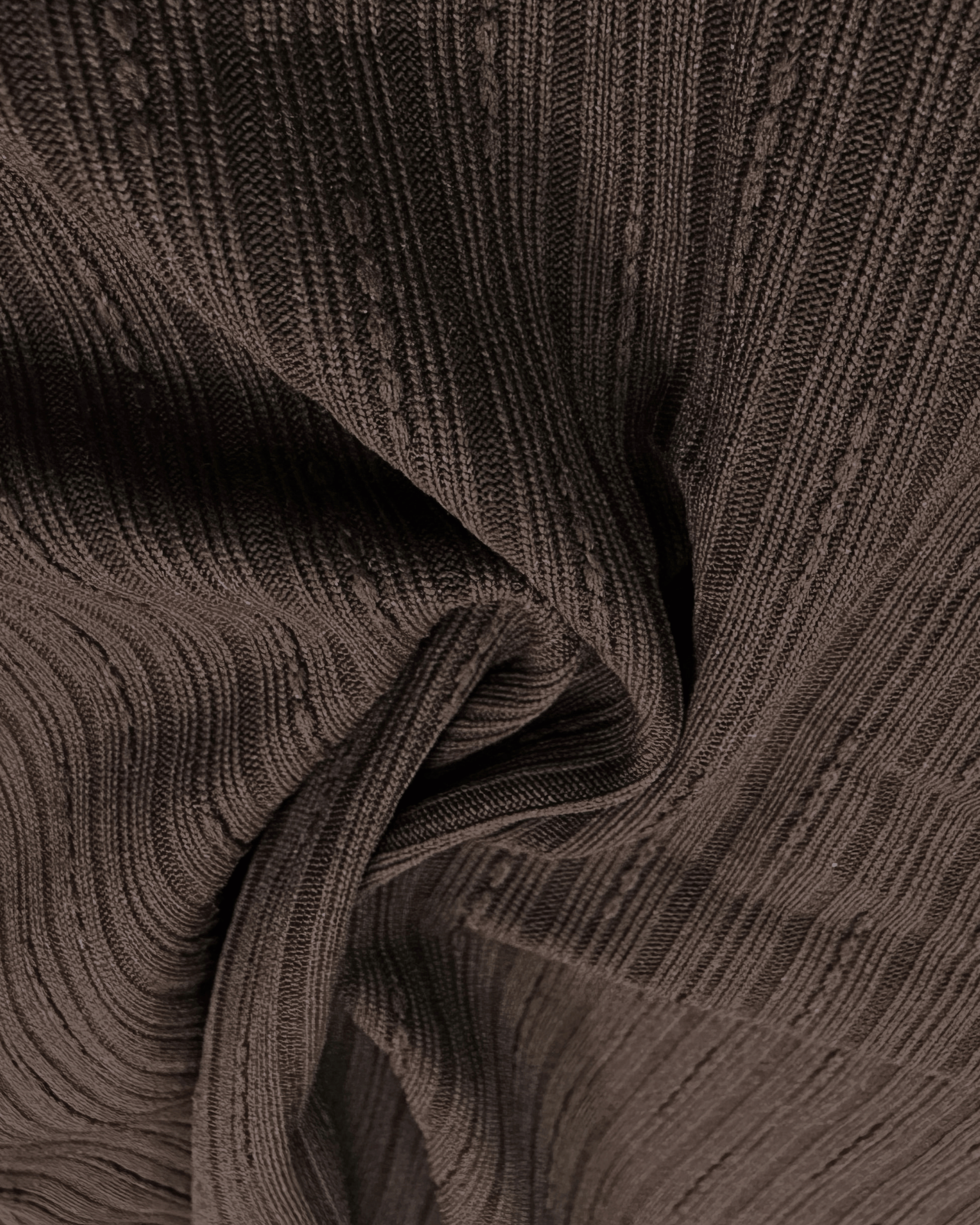 One Shoulder Top – Chocolate Brown