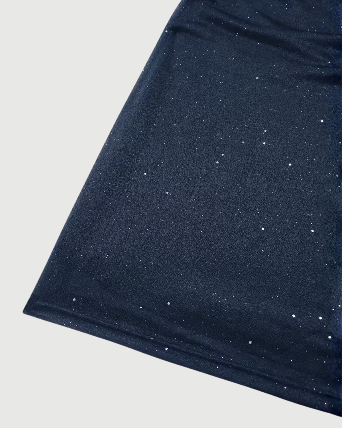 Sequin Mesh Plunging Mini Party Dress-Blue